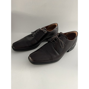 Men's ECCO Cairo Dark Brown Leather Cap Toe Oxfords Size US 12 12.5‎ EUR 46